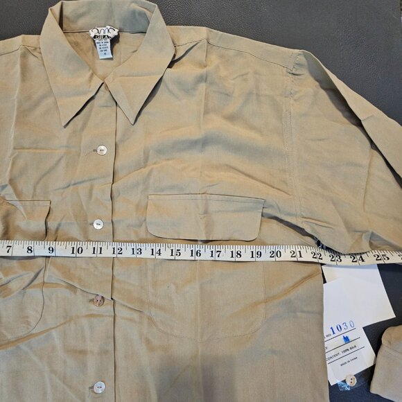 Anna Gray Silk Blouse - Picture 3 of 5